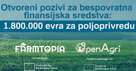 Projekti OpenAgri i Farmtopia nude po 900.000 evra za digitalna rešenja u poljoprivredi